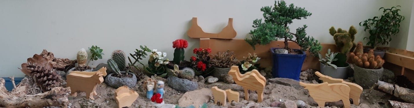 worship scene About Carmel New Church School