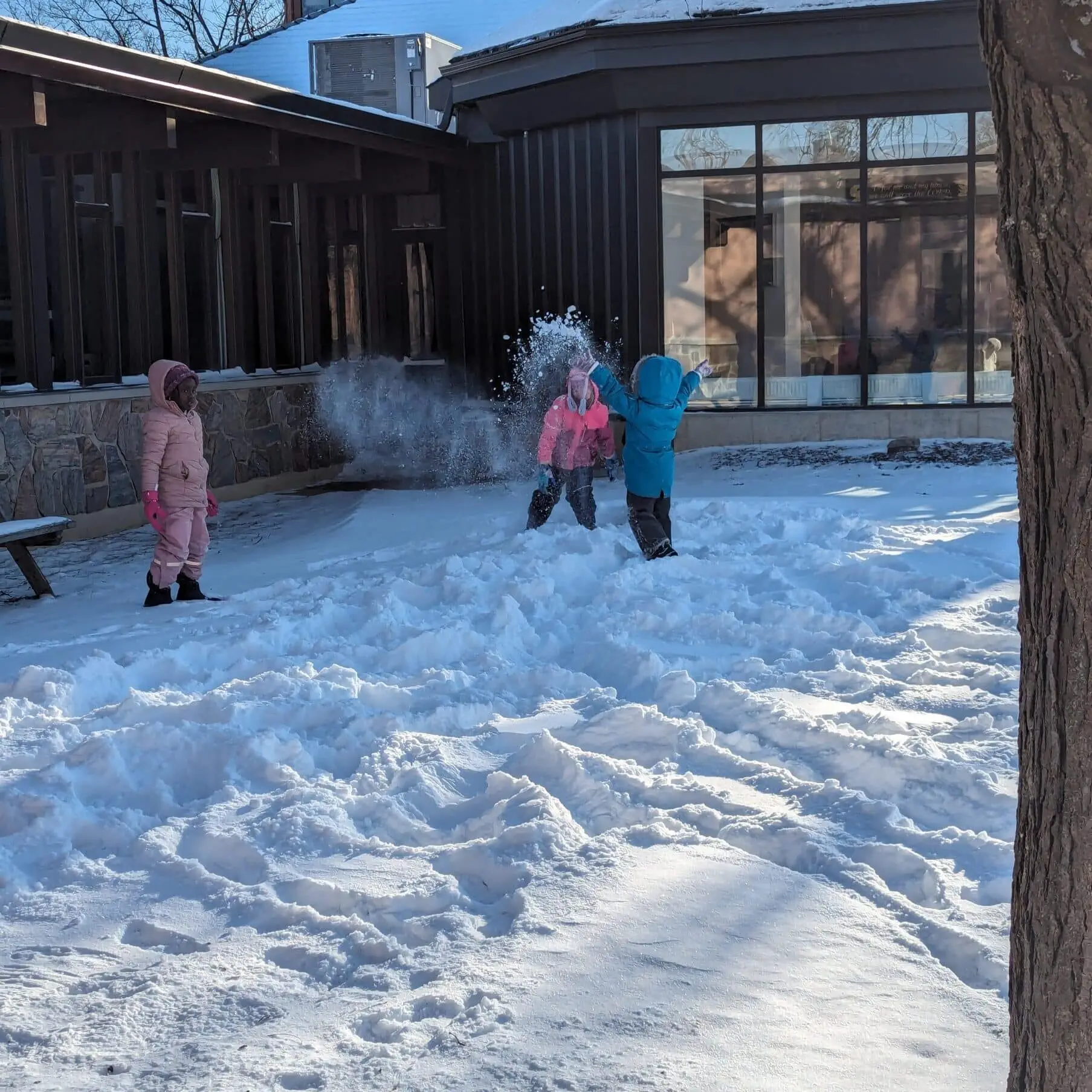 K in snow